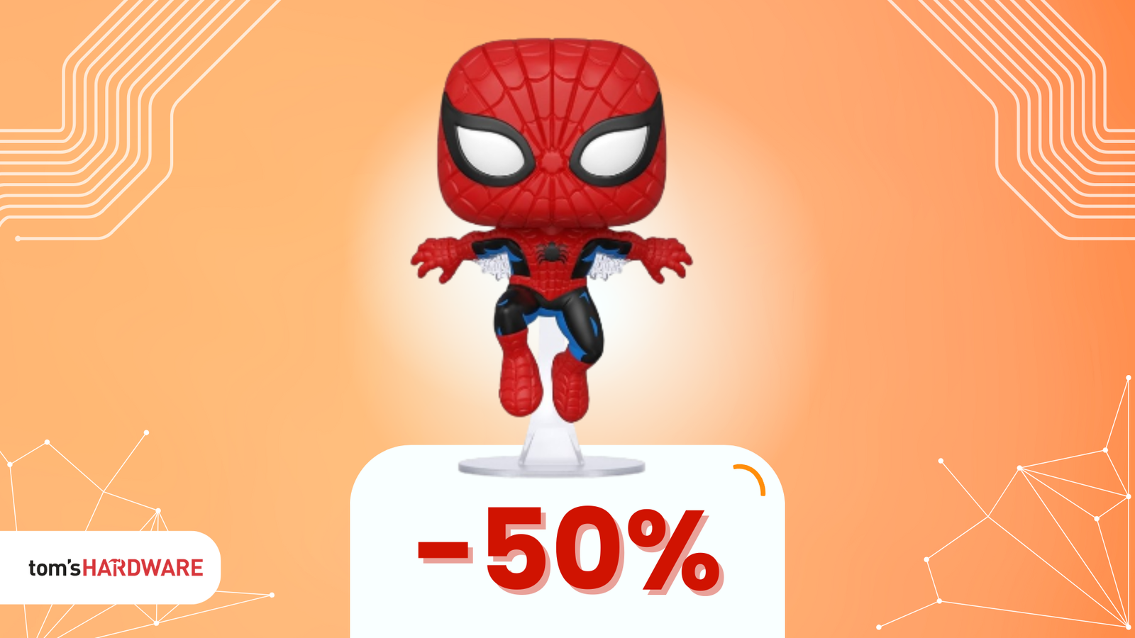 Immagine di Funko Pop di Spider-Man a METÀ PREZZO: oggi costa solo 8€!