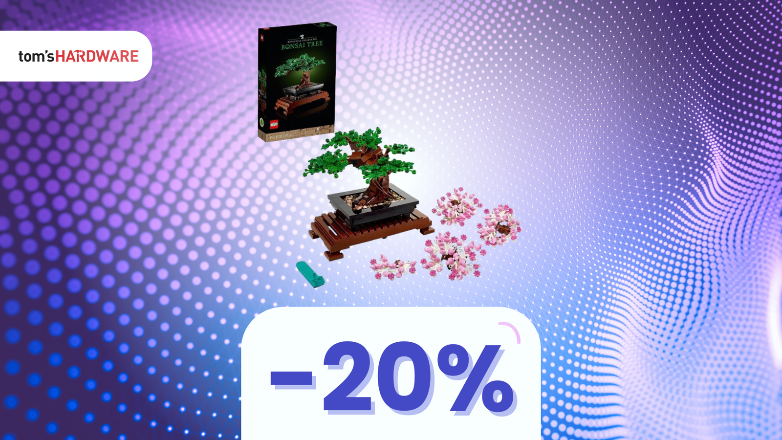 Immagine di Regala o regalati il raffinato albero bonsai LEGO Botanicals, oggi in SCONTO! -20%