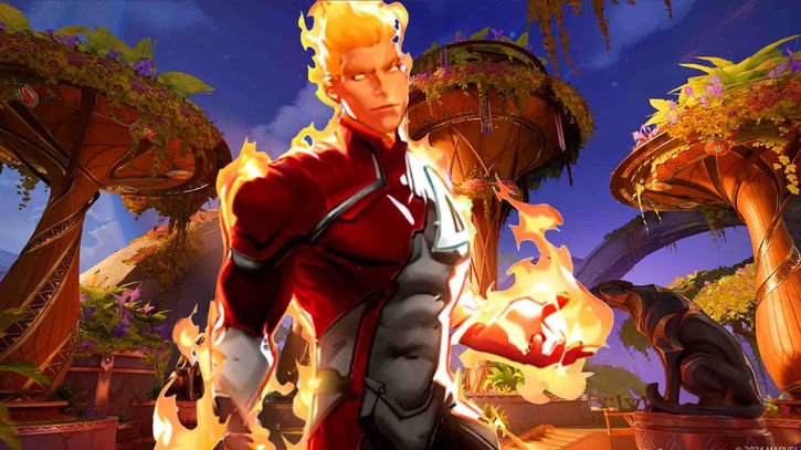 Immagine di Marvel Rivals: come sbloccare la skin Blood Blaze per Human Torch