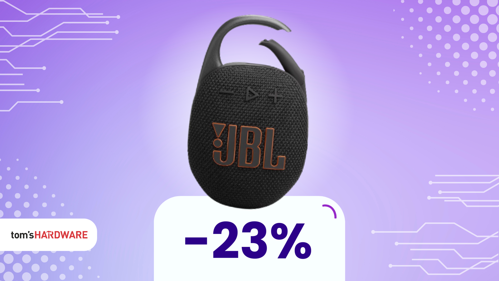 Immagine di Non si può resistere allo speaker JBL Clip 5 a soli 54€!