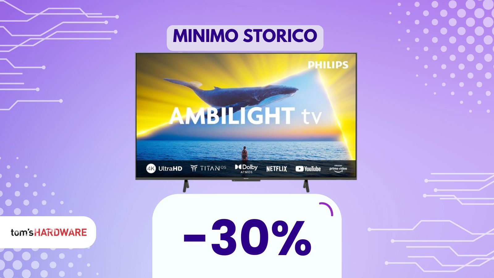 Immagine di La TV 65" che cercavi, con Ambilight e a un prezzo eccezionale