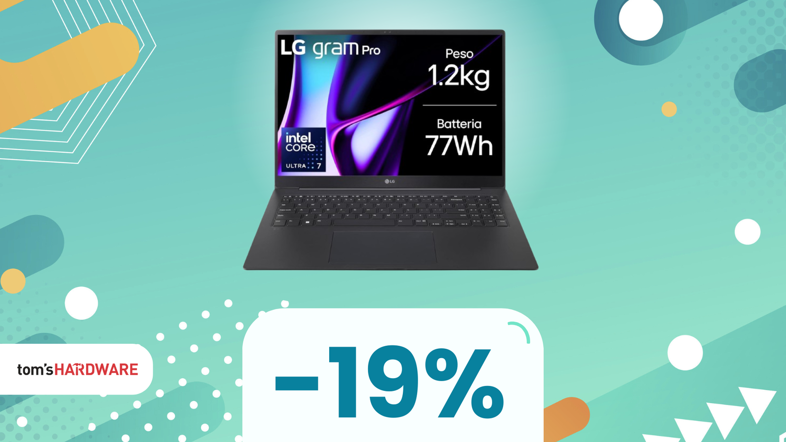 Immagine di LG gram Pro 16Z90SP, notebook ultraleggero perfetto per il lavoro, oggi in SCONTO! -19%