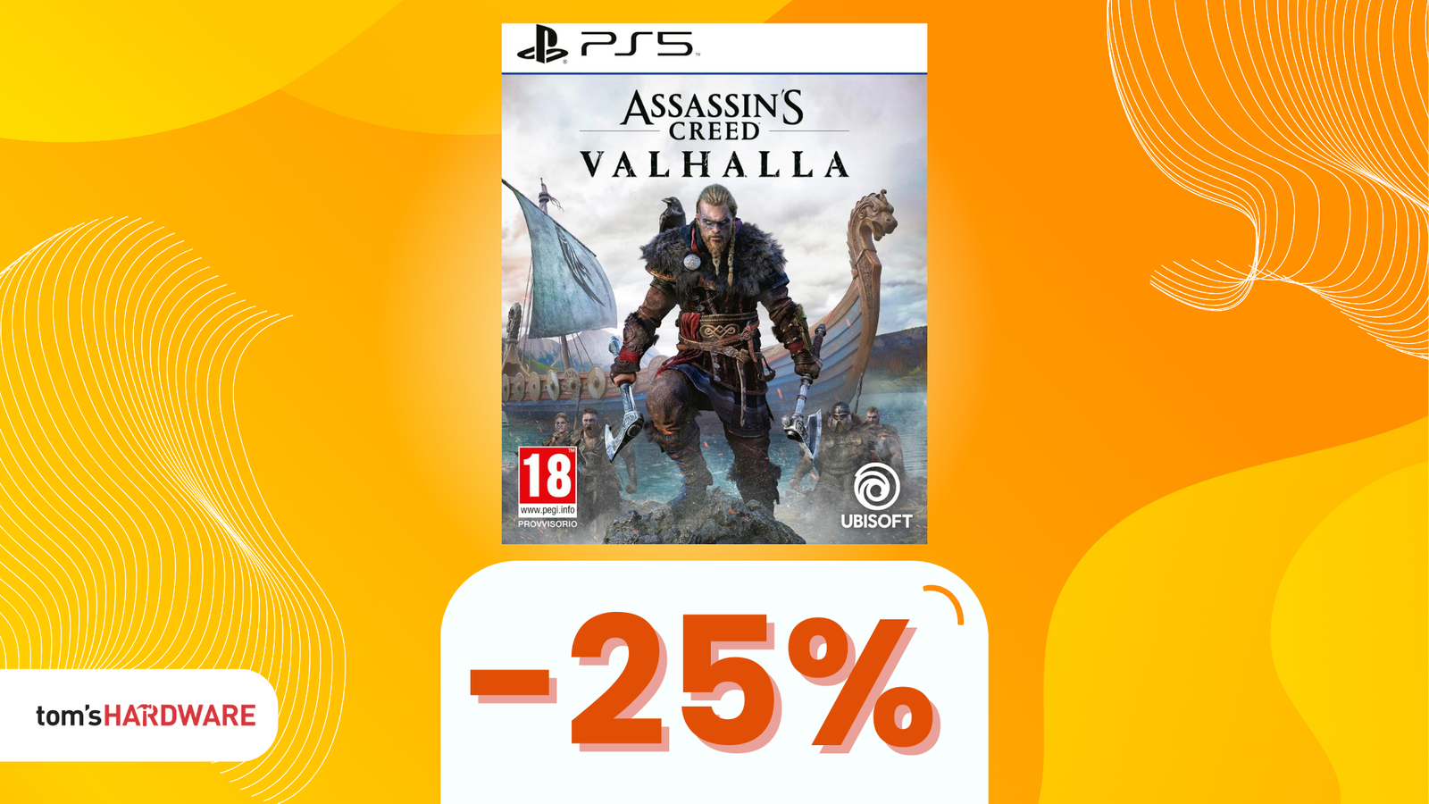 Immagine di Vivi l'epopea vichinga con Assassin’s Creed Valhalla, oggi a SOLI 15€!