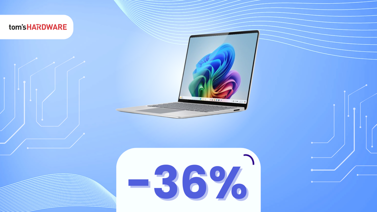 Immagine di Prestazioni AI avanzate con Microsoft Surface Laptop, oggi IN OFFERTA! -36%