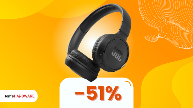 Immagine di Assurdo METÀ PREZZO sulle cuffie JBL Tune 510BT: oggi solo 24€!