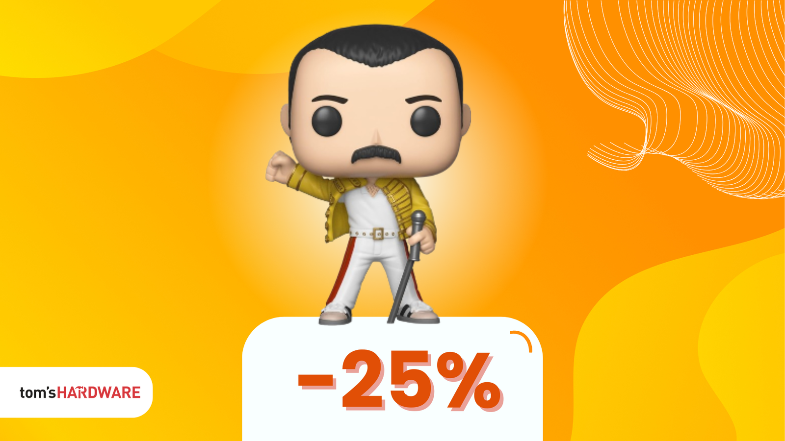 Immagine di STUPENDO Funko Pop di Freddie Mercury in OFFERTA a soli 12€!