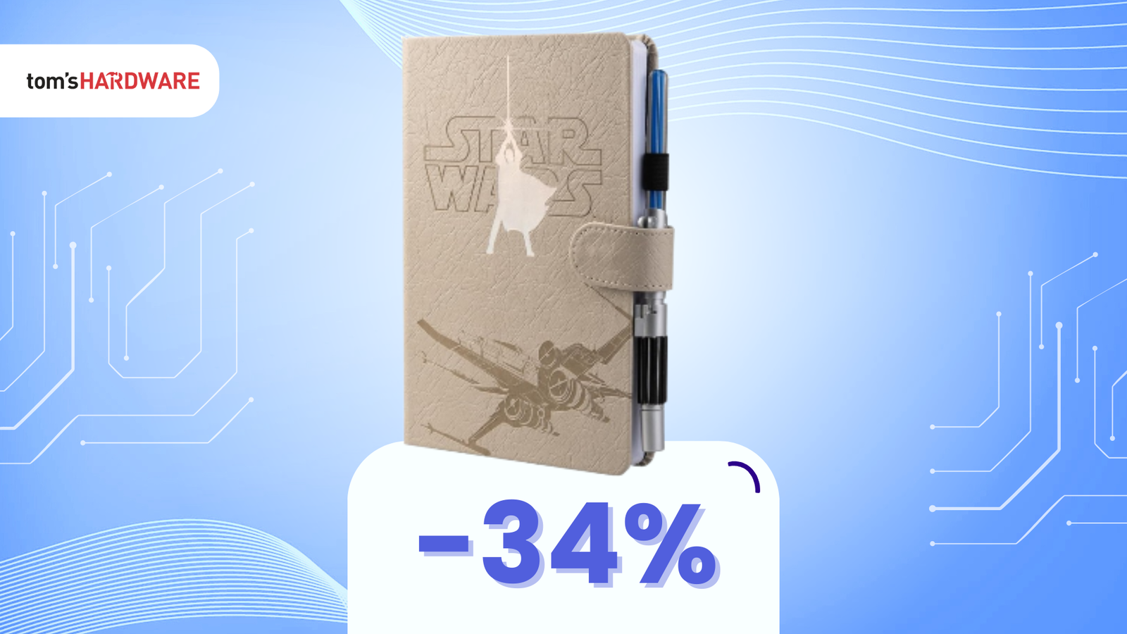 Immagine di Quaderno di Star Wars a soli 17€: e la penna è una spada laser!