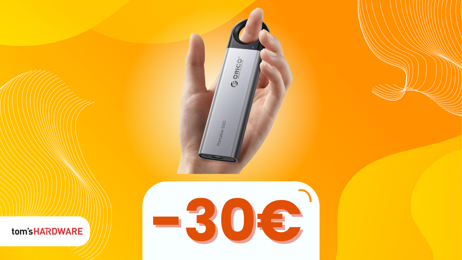 Immagine di Proteggi i tuoi dati con stile grazie a questo SSD esterno da 1 TB, oggi in SCONTO!