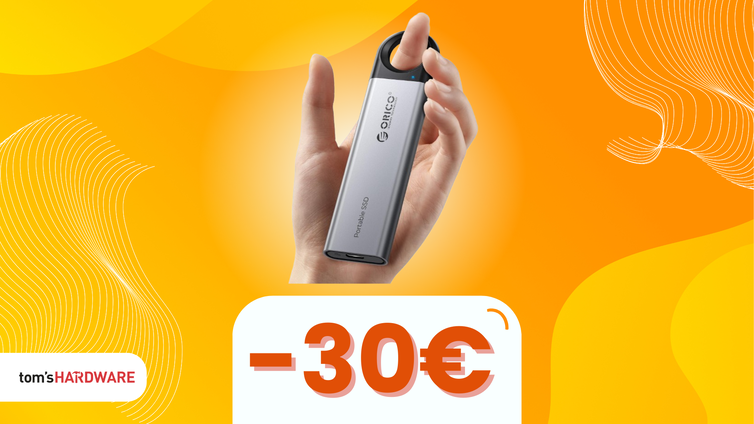 Immagine di Proteggi i tuoi dati con stile grazie a questo SSD esterno da 1 TB, oggi in SCONTO!