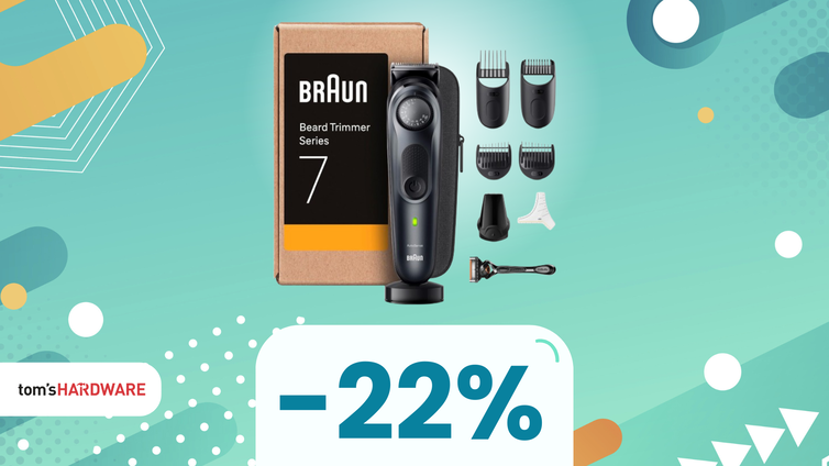 Immagine di Migliora il tuo stile con questo regolabarba Braun, oggi in SCONTO! -22%