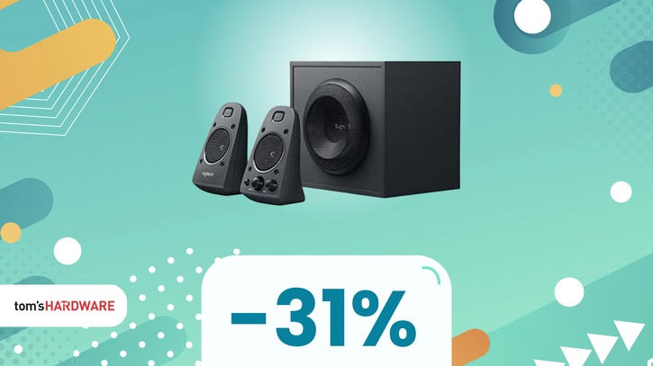 Immagine di Porta l'audio da cinema a casa tua con questo potente sistema Logitech 2.1, oggi in SCONTO! -31%