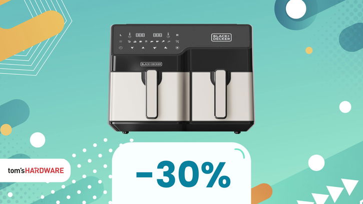 Immagine di Sarà come avere 2 friggitrici. Ecco lo sconto mai visto prima sulla Black+Decker