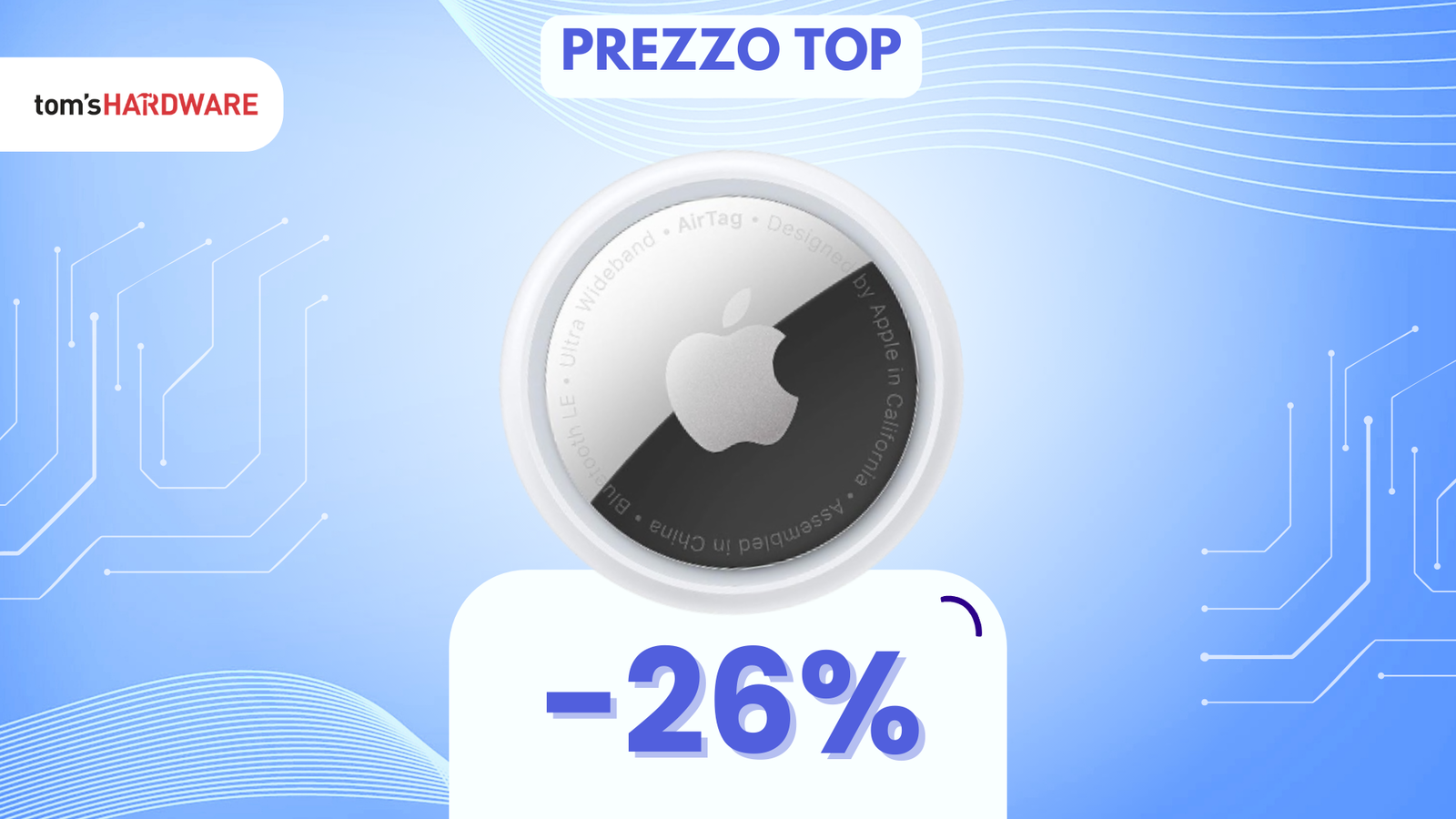 Immagine di AirTag in OFFERTA a soli 29€: non perderete mai più niente!