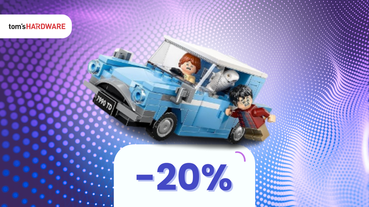 Immagine di Si vola con la Ford Anglia LEGO di Harry Potter a soli 12€!