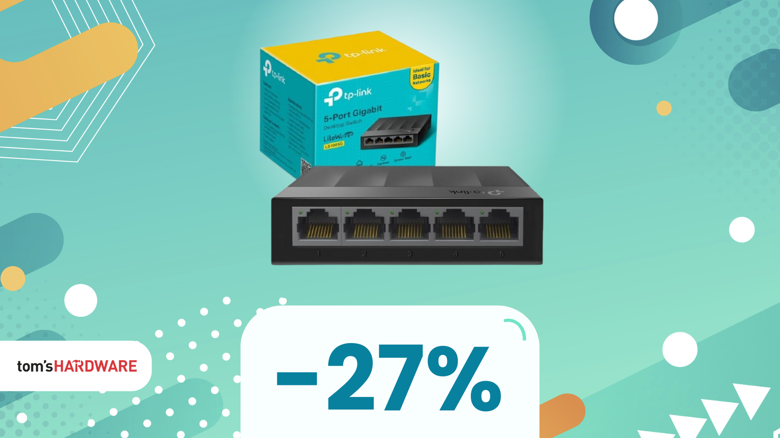 Immagine di Sfrutta al massimo la tua rete questo switch TP-Link, oggi in SCONTO! -27%