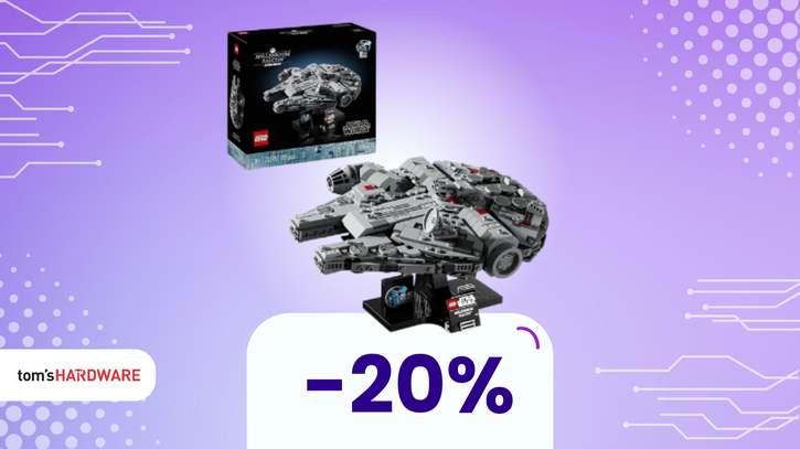 Immagine di Millennium Falcon LEGO a soli 68€: neanche il Lato Oscuro può smontarlo!