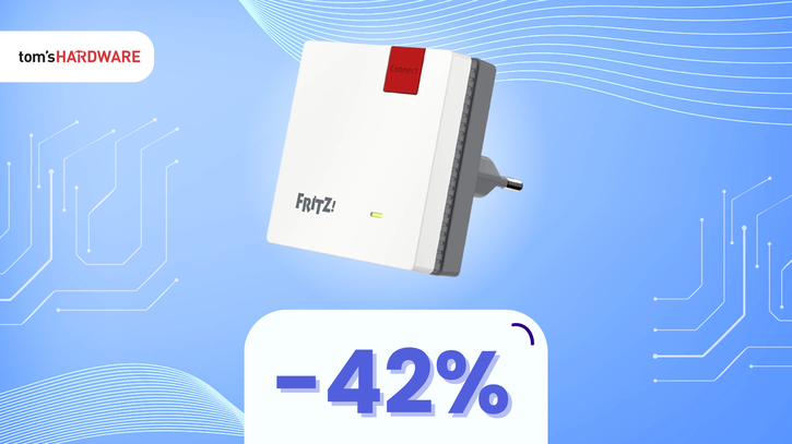 Immagine di Espandi la tua rete con FRITZ!Repeater 600: copertura Wi-Fi completa a un PREZZO IMBATTIBILE! -42%