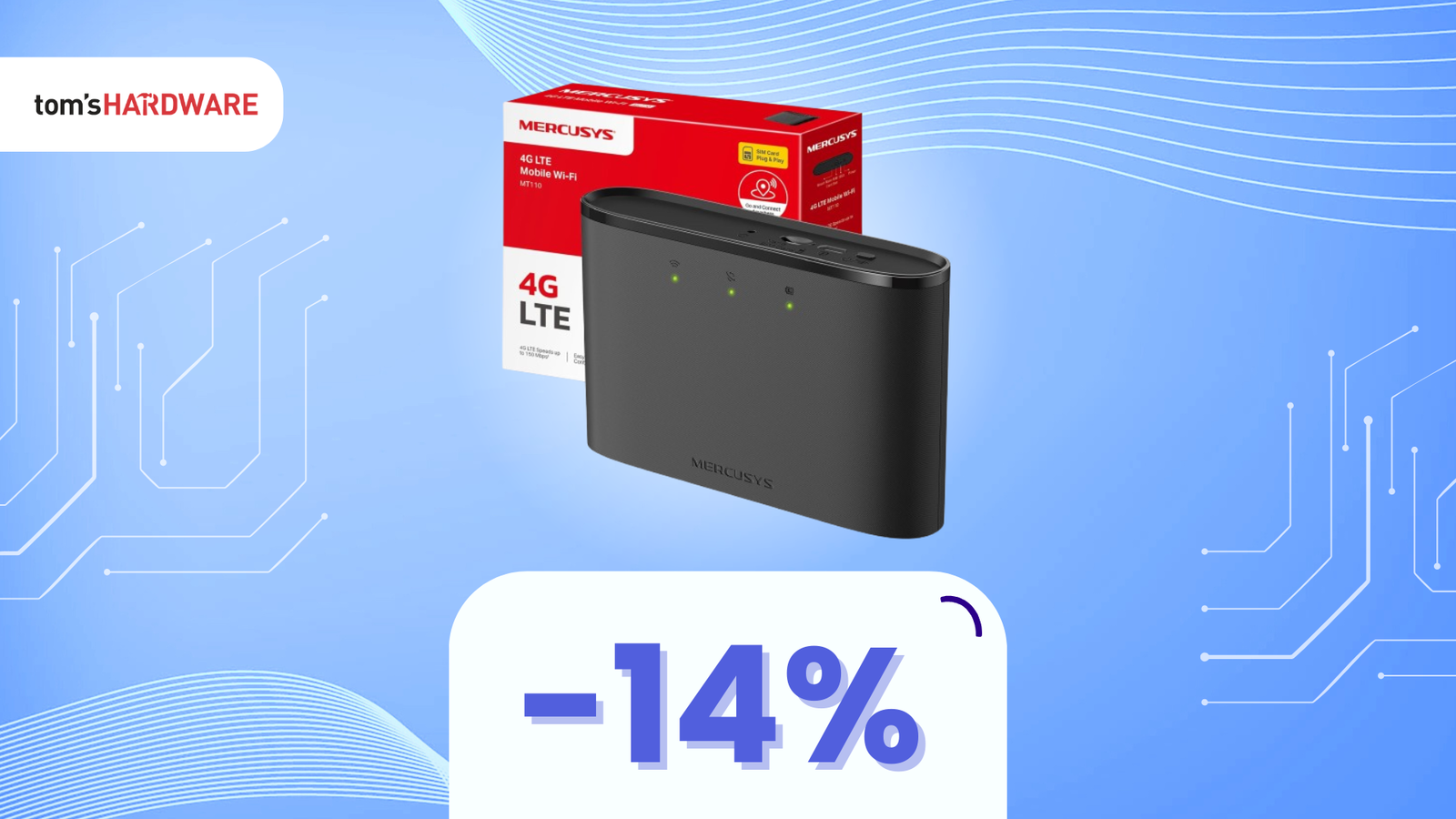 Immagine di Naviga senza confini con Mercusys TP-Link MT110, router portatile oggi in SCONTO!