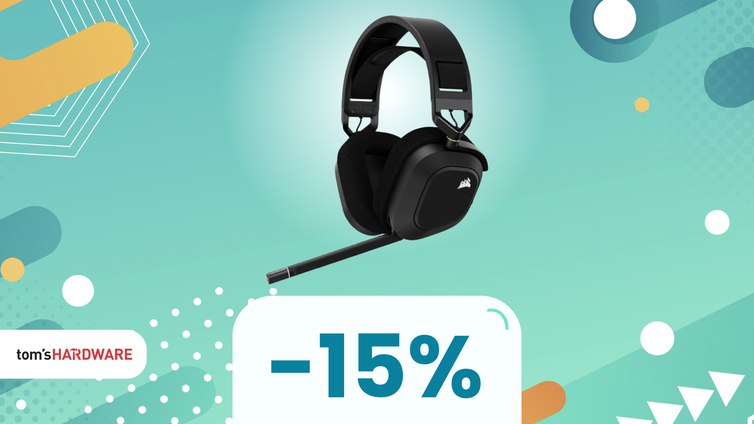 Immagine di Audio da professionista con le Corsair HS80 RGB Wireless: oggi in SCONTO!