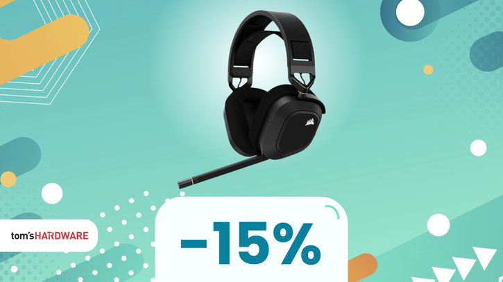 Immagine di Audio da professionista con le Corsair HS80 RGB Wireless: oggi in SCONTO!