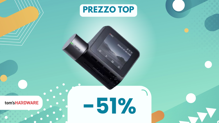 Immagine di Guidate con la massima sicurezza con questa dash cam a soli 97€!