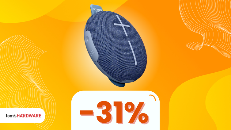 Immagine di Porta la festa ovunque con l'altoparlante Ultimate Ears Miniroll, oggi a un PREZZO SHOCK! -31%