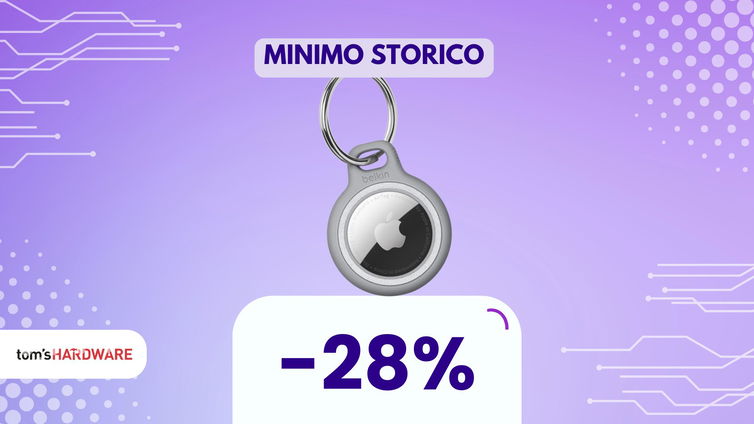 Immagine di Apple AirTag come portachiavi: scopri la custodia scontata del 28%