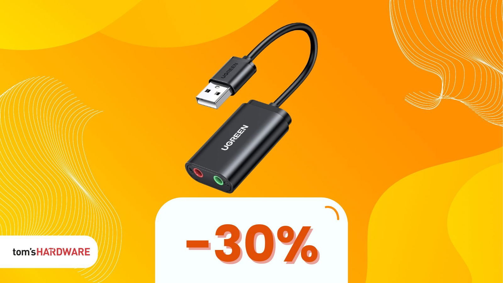 Immagine di Problemi audio? Risolvi con questa scheda audio USB e risparmia il 30%