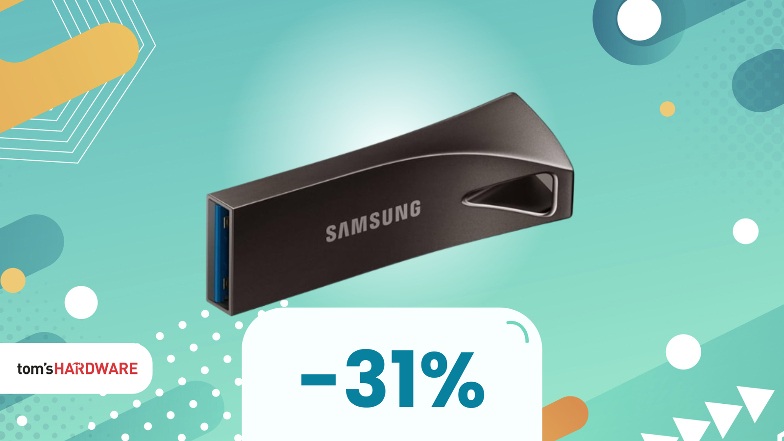 Immagine di Chiavetta USB Samsung da 128 GB in OFFERTA a soli 28€!