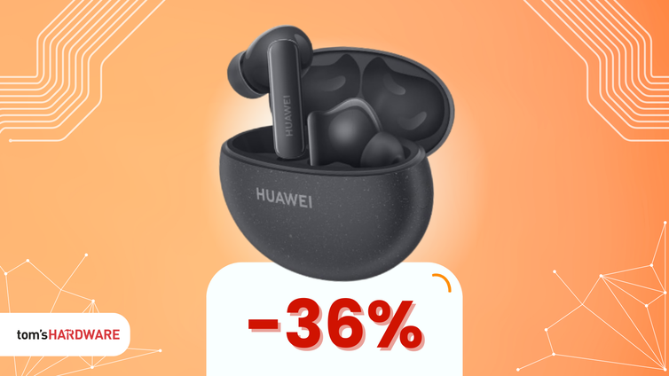 Immagine di Huawei FreeBuds 5i a soli 64€ con 3 modalità ANC!