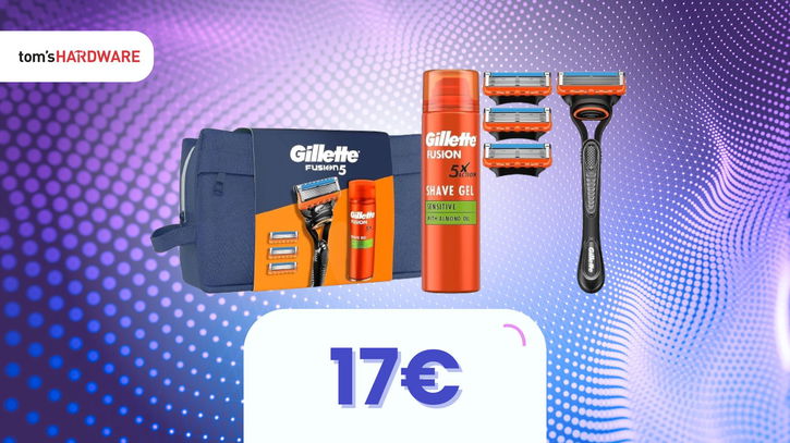 Immagine di Un kit regalo per il papà con lamette Gillette di qualità, oggi a meno di 17€