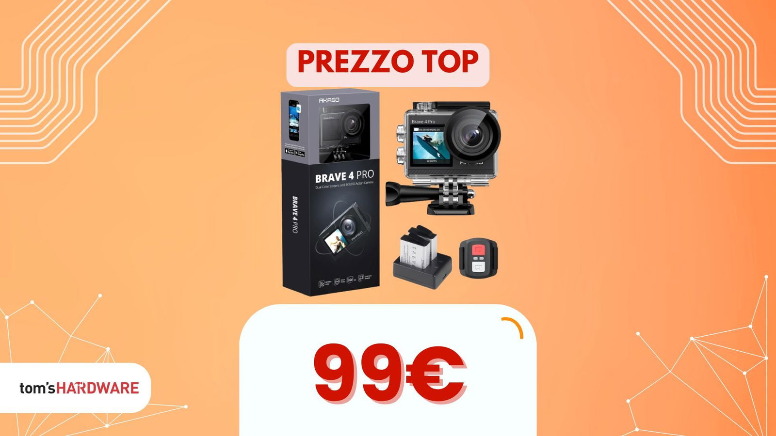 Immagine di Con questo sconto, questa action cam conquista la scena sotto i 100€