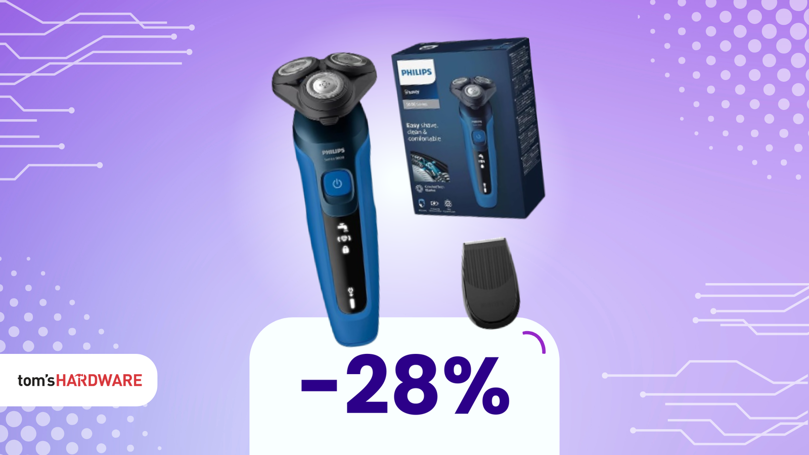 Immagine di Costa solo 65€ ma il papà impazzirà per questo rasoio Philips!