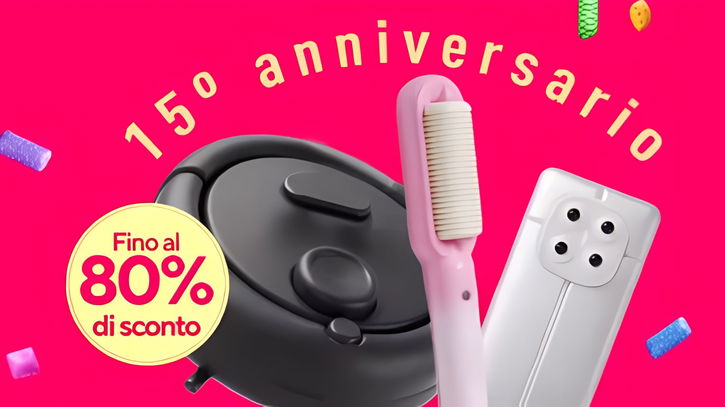 Immagine di Ultimo giorno delle offerte anniversario su Aliexpress! Non perdere gli sconti fino all'80%