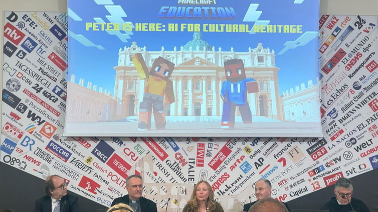 Immagine di La Basilica di San Pietro si fa virtuale con Minecraft Education