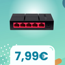 Il segreto per una rete cablata perfetta? Questo switch TP-Link oggi lo paghi MENO DI 8€!