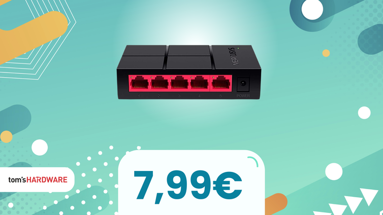 Immagine di Il segreto per una rete cablata perfetta? Questo switch TP-Link oggi lo paghi MENO DI 8€!