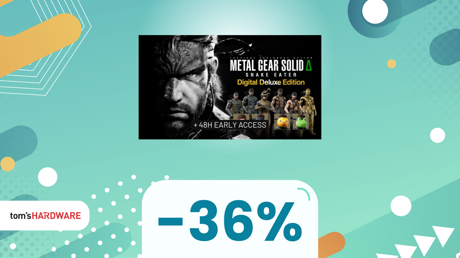 Immagine di Metal Gear Solid Delta Snake Eater: rivivi in ANTICIPO l'epica avventura con il 36% di SCONTO!