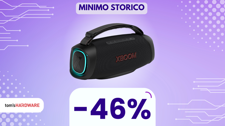 Immagine di LG XBOOM è lo speaker definitivo per le tue feste: oggi SCONTATO del 46% su Amazon!