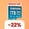 Prezzo raro! In 230 giorni, questa micro SD Samsung è scesa sotto gli 80€ solo due volte