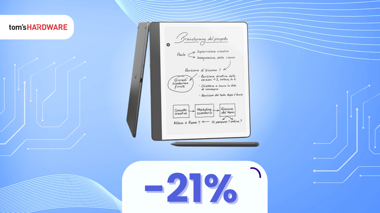 Immagine di Leggi e prendi appunti con Kindle Scribe in sconto del 21%