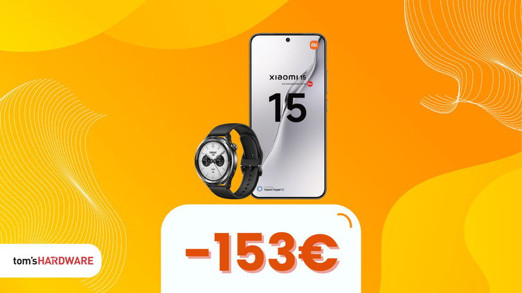 Immagine di Xiaomi 15 e Watch S4 insieme? Sì, e con oltre 150€ di sconto