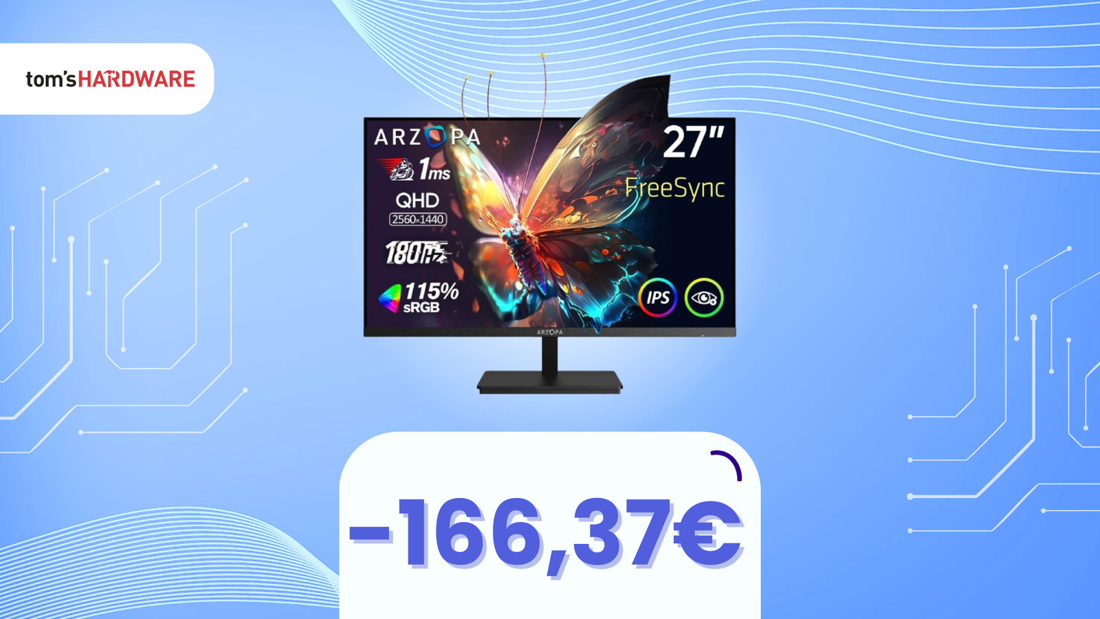 Immagine di Rinnova il tuo setup con questo monitor QHD da 27” a un PREZZO SORPRENDENTE!