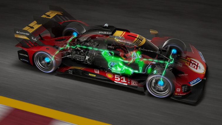 Immagine di Ferrari 499P: l'incredibile tecnologia del sistema ibrido