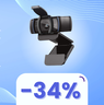Streaming di qualità con questa webcam Logitech, oggi in SCONTO! -34%