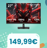 Questo monitor gaming è ideale per chi cerca prestazioni elevate a MENO DI 150€! IMPERDIBILE!