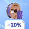 È ora di fare scorta! -20% su questi 4 filamenti per stampa 3D