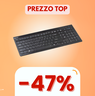 Digitazione confortevole e precisa con questa tastiera low profile, oggi a META' PREZZO!