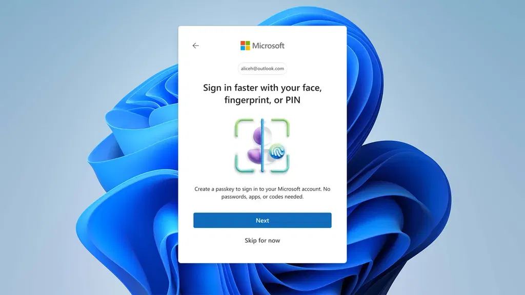 Immagine di Addio password: Microsoft adotta i passkey come autenticazione di default