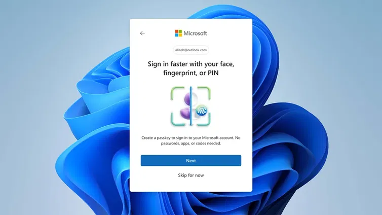 Immagine di Addio password: Microsoft adotta i passkey come autenticazione di default